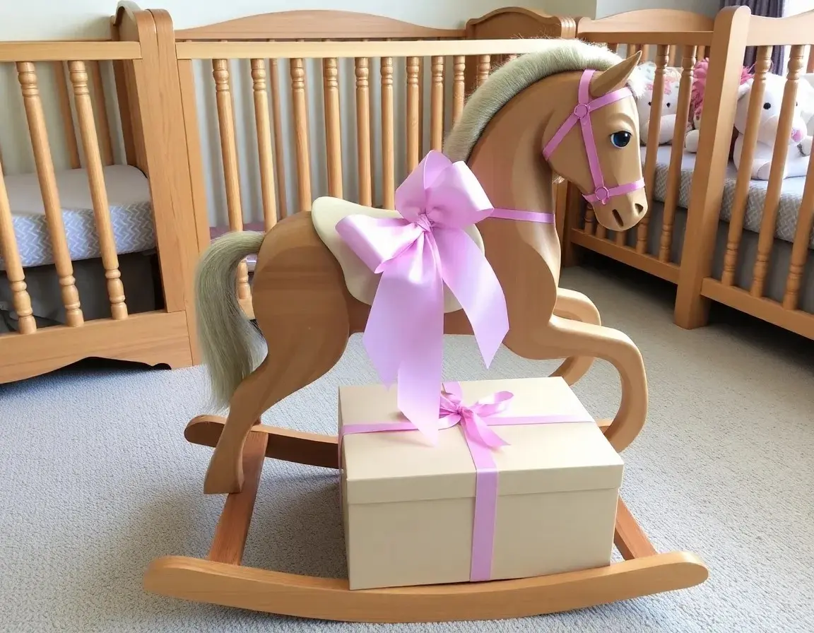 Cavallo a Dondolo Classico in Legno