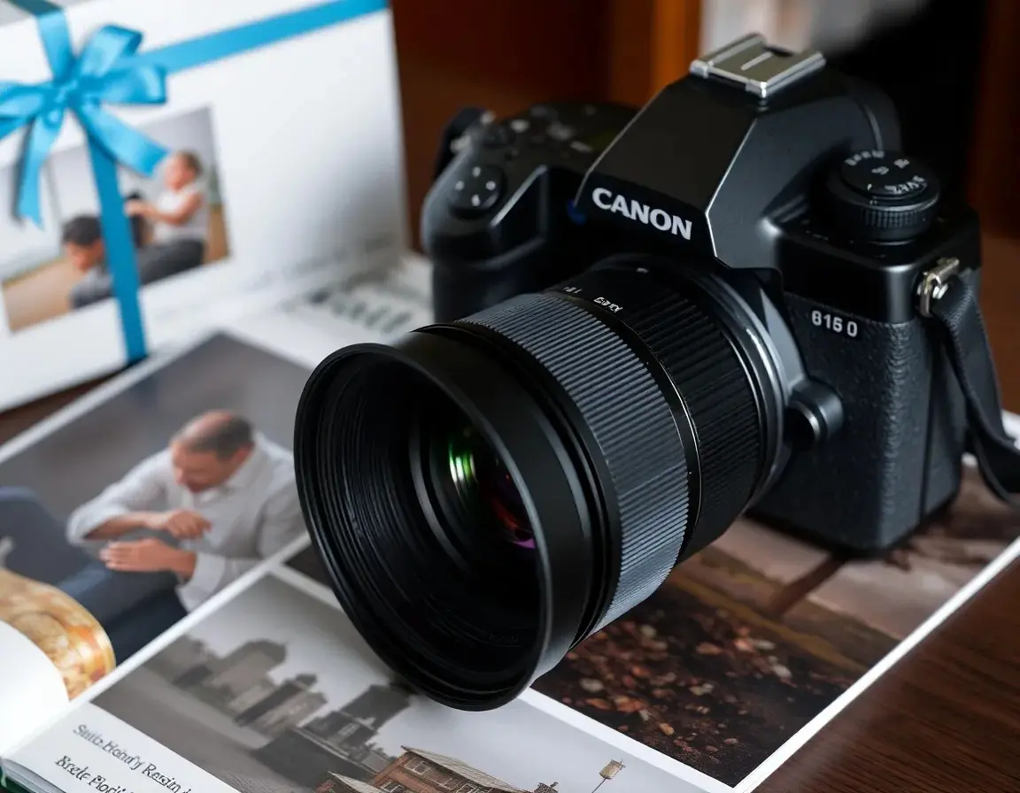 Obiettivo professionale per fotocamera