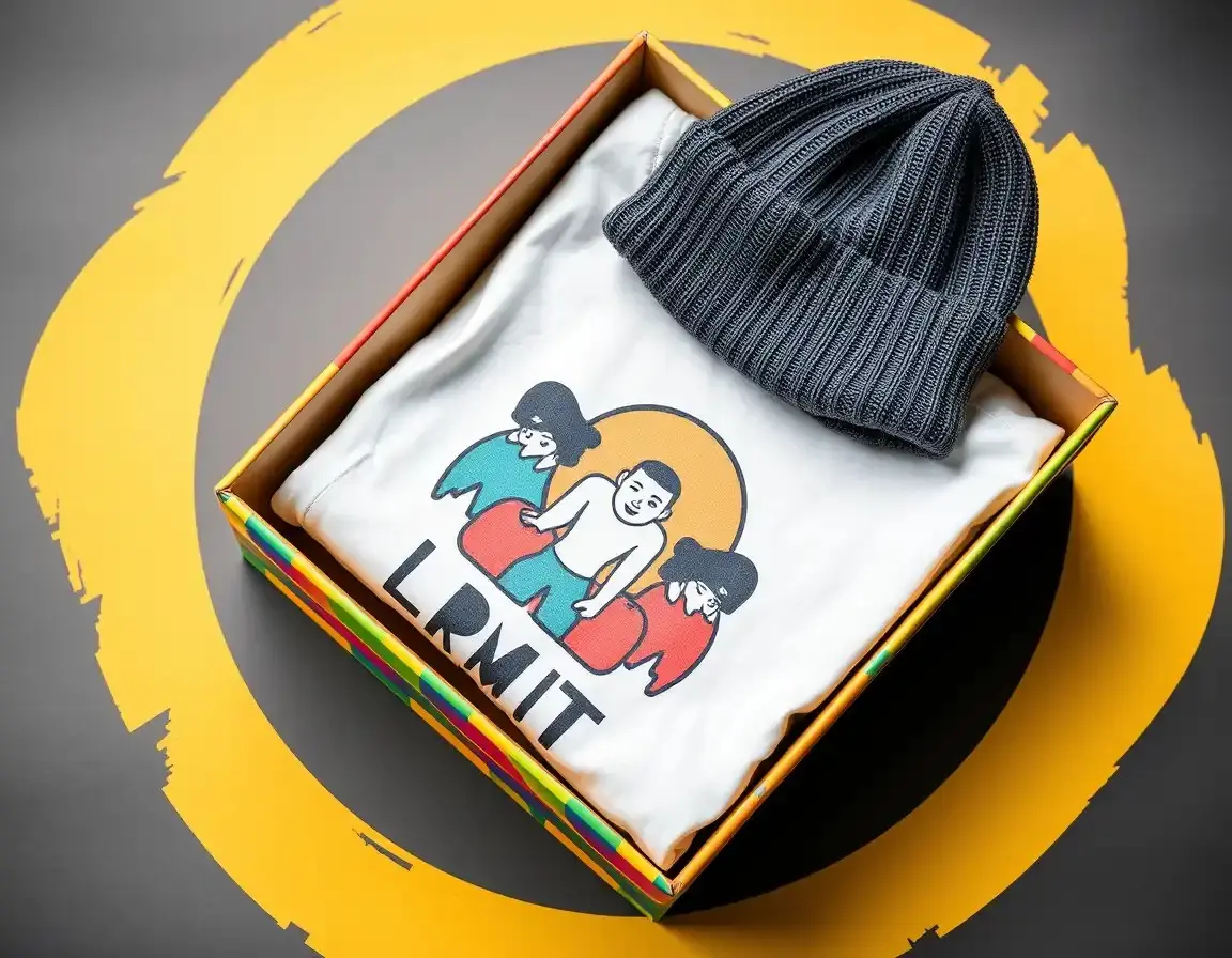 T-Shirt Grafica e Berretto