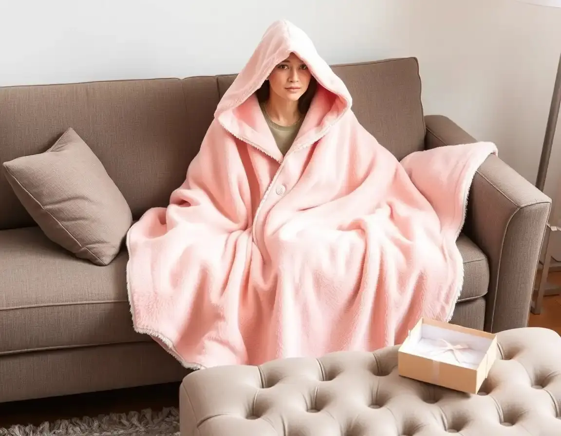 Coperta con Cappuccio Oversize