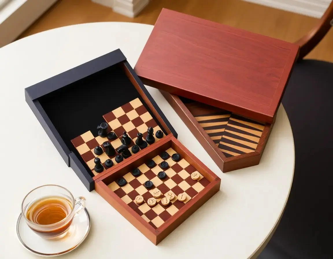 Set Scacchi/Backgammon di Alta Qualità