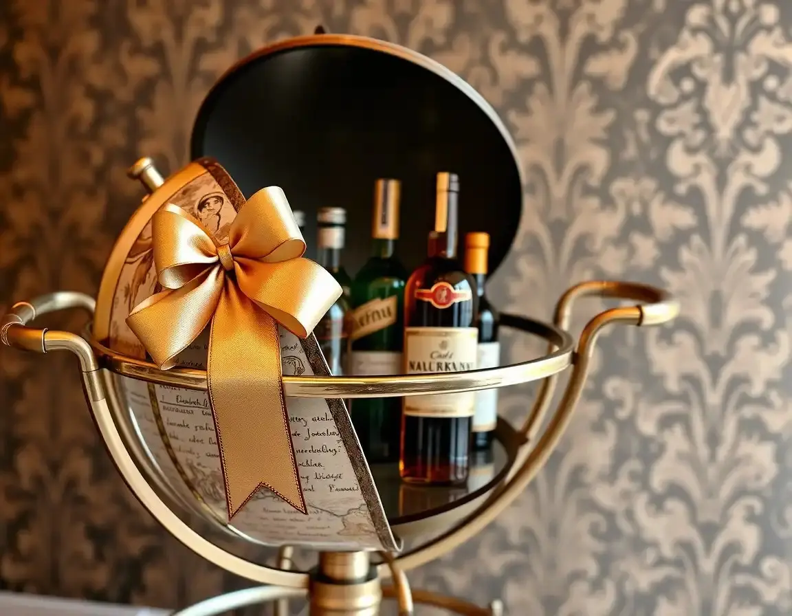 Mappamondo Portabottiglie