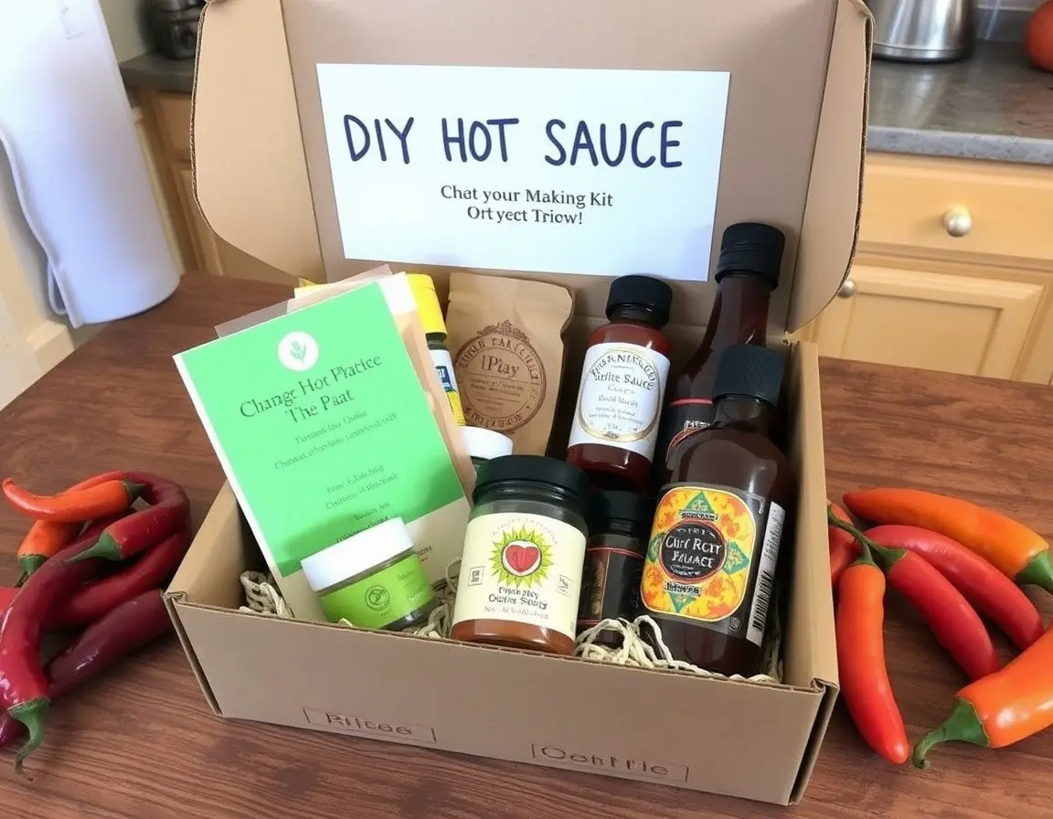 Kit per Preparare Salsa Piccante Fai-da-Te