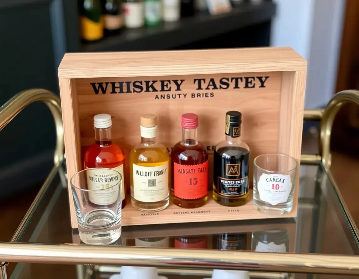 Set degustazione whiskey in miniatura