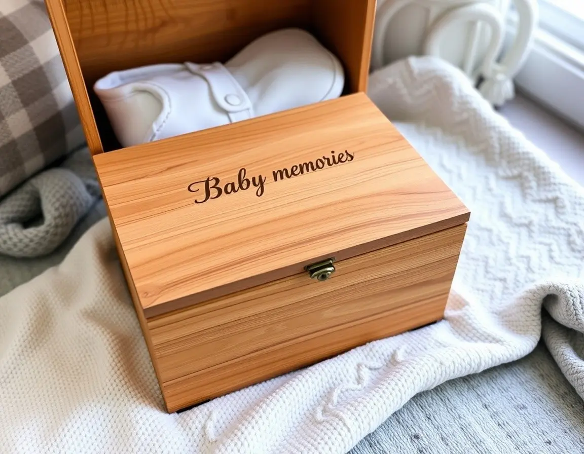 Scatola dei ricordi in legno personalizzata
