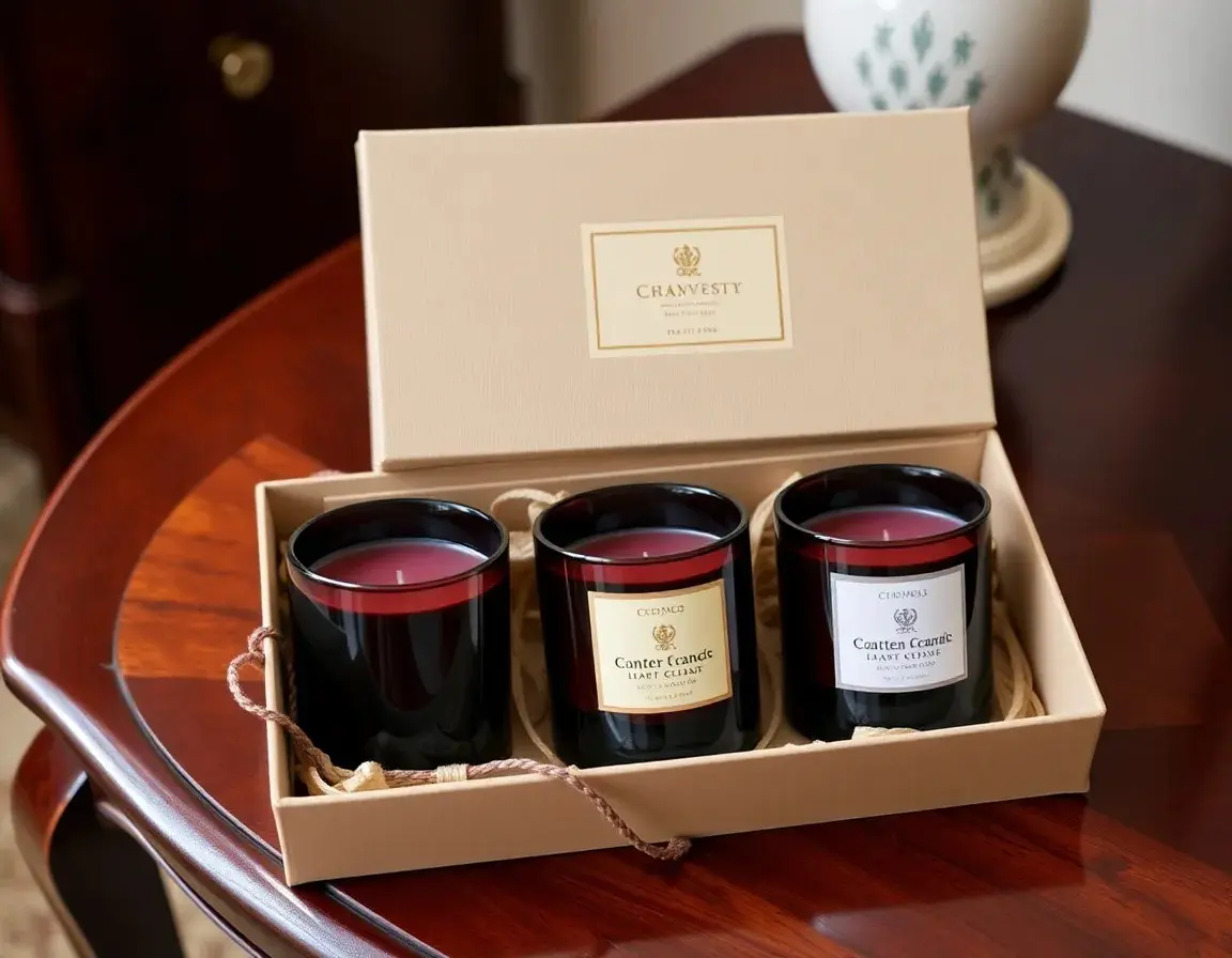Set di Candele Profumate di Lusso