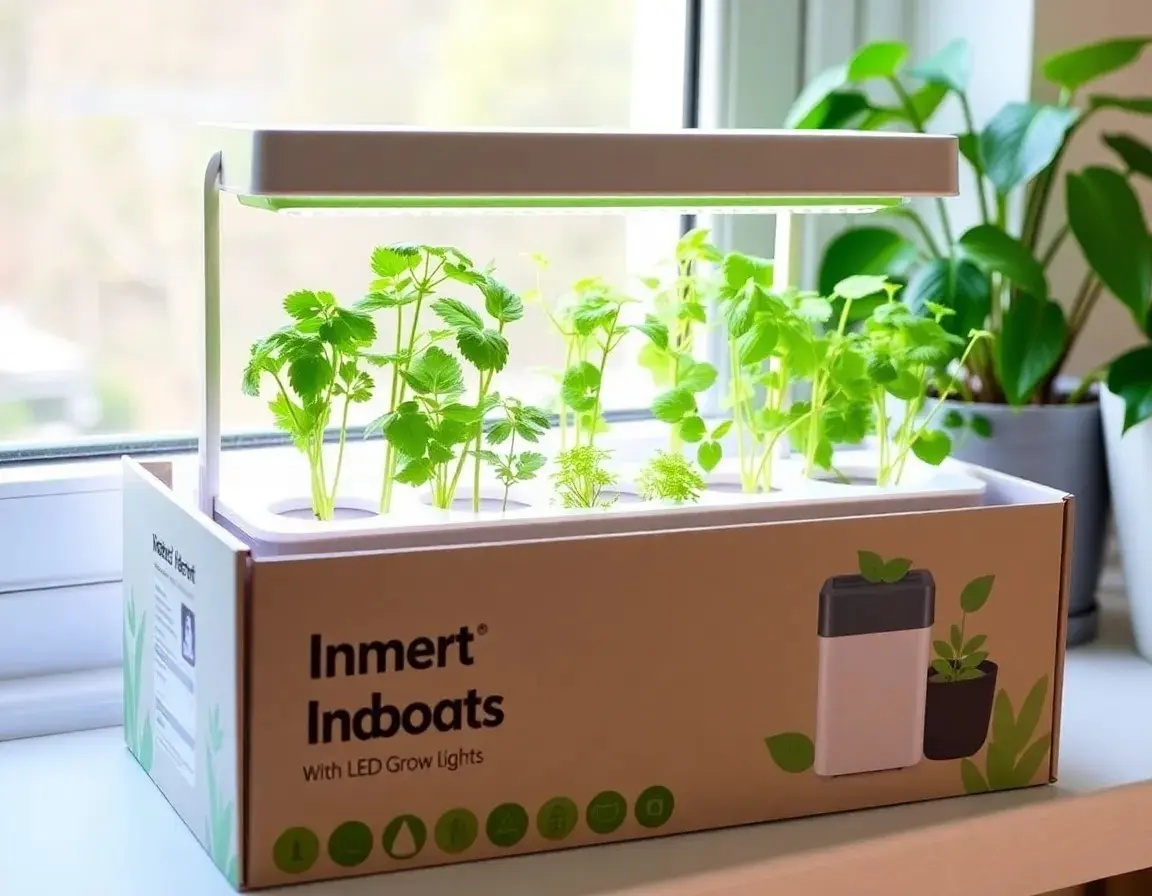 Kit per Giardino di Erbe Aromatiche da Interno