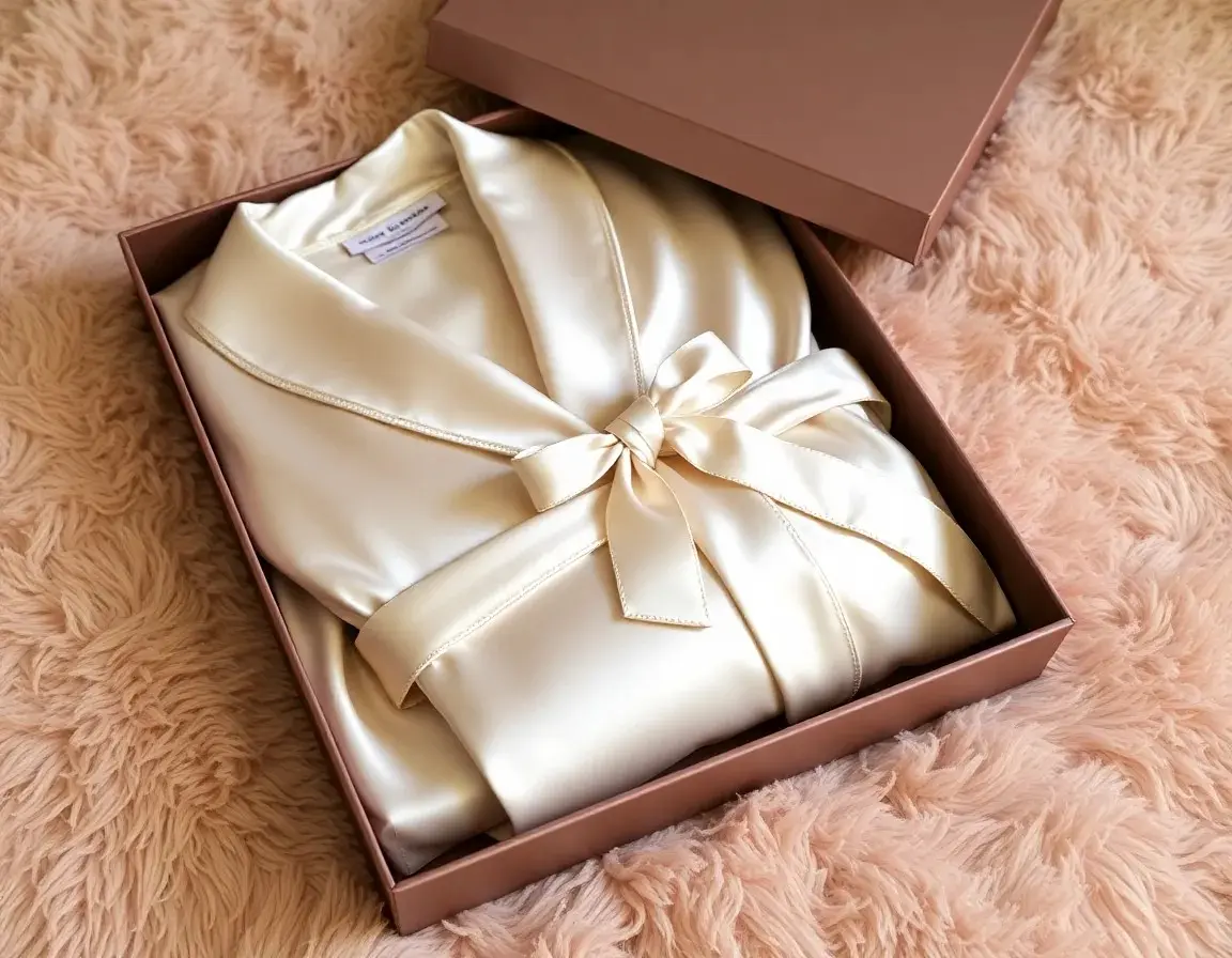 Vestaglia di Seta Lussuosa