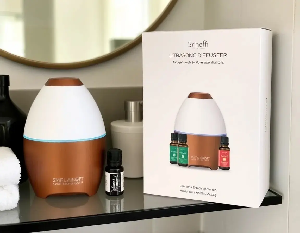 Diffusore di aromaterapia con oli essenziali