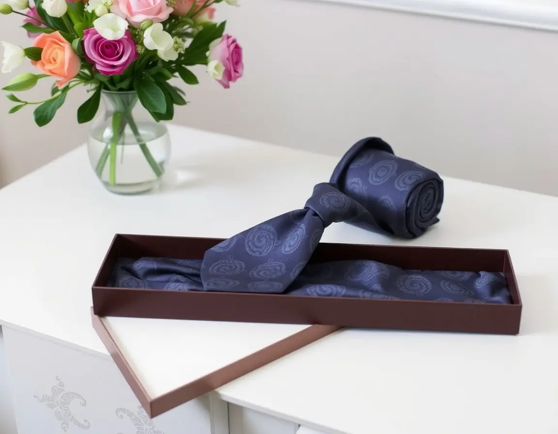 Sciarpa o cravatta in seta di alta qualità