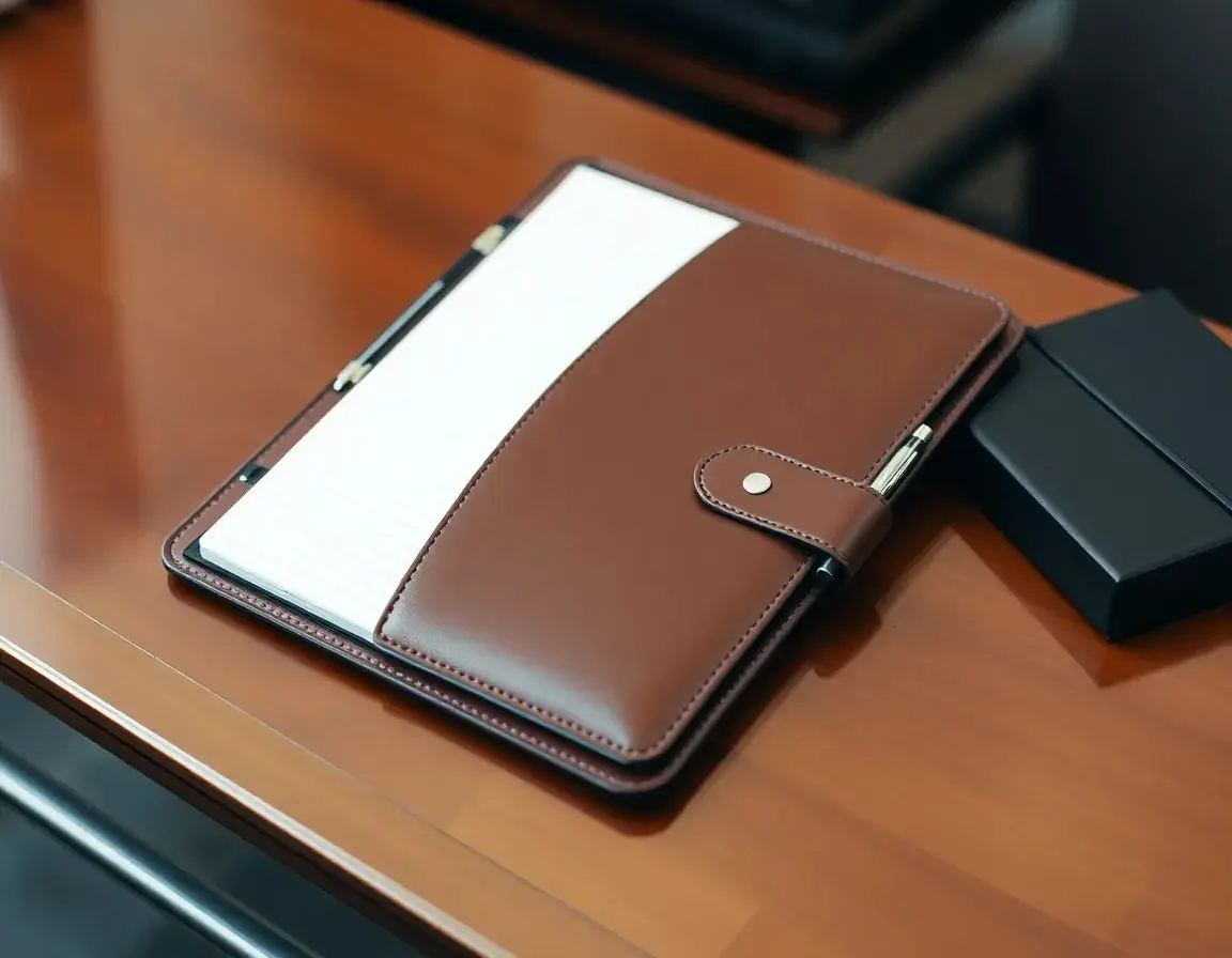 Portfolio Organizer in Pelle