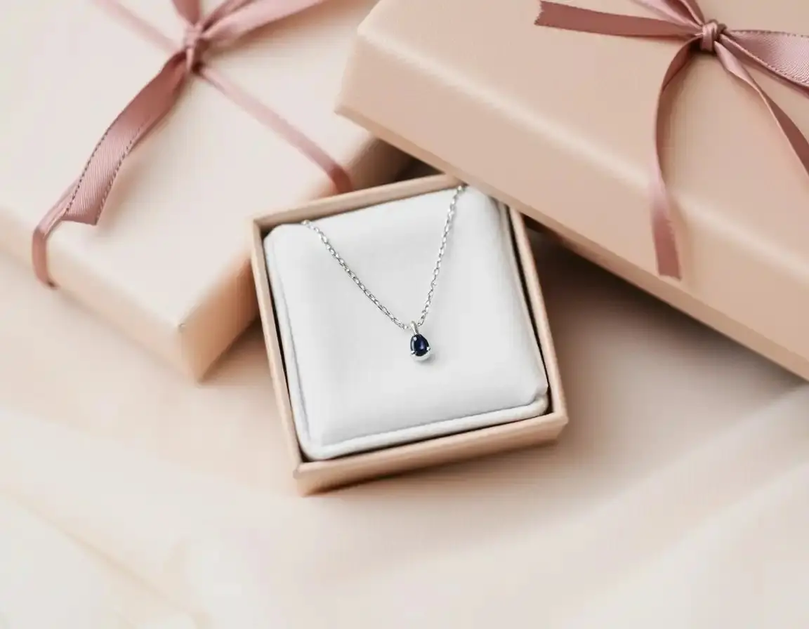 Collana Argento con Pietra