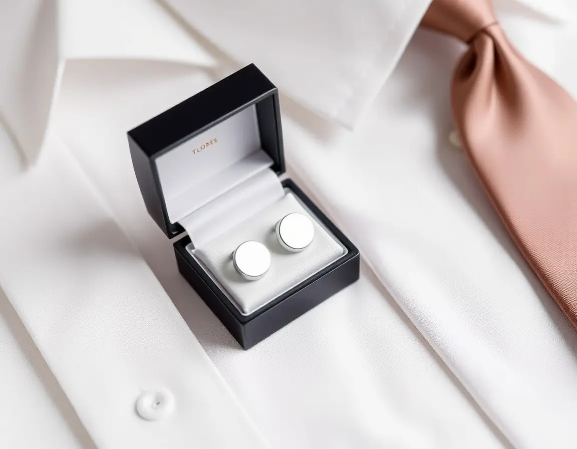 Classic Silver Cufflinks (for man)