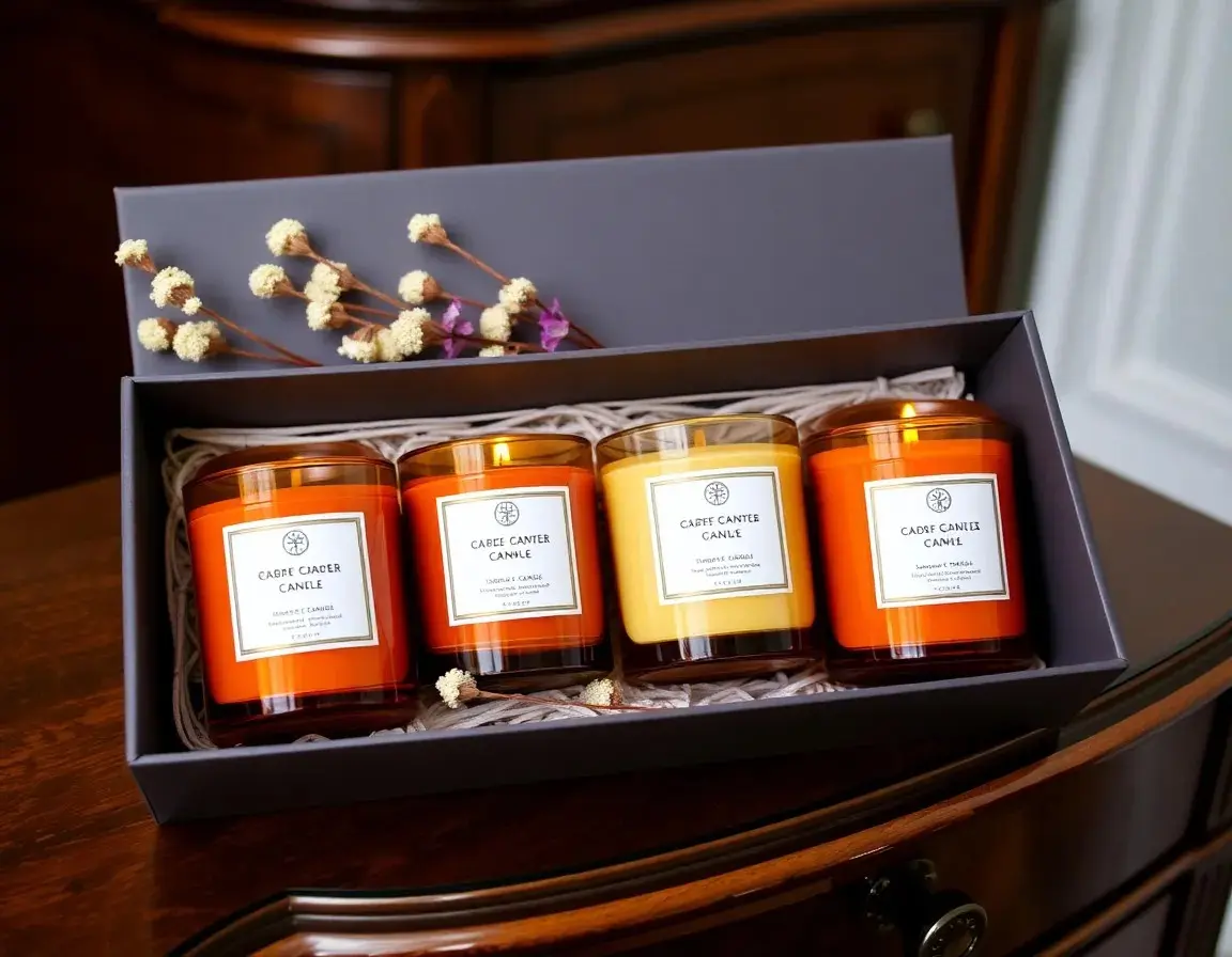 Set di candele profumate di lusso