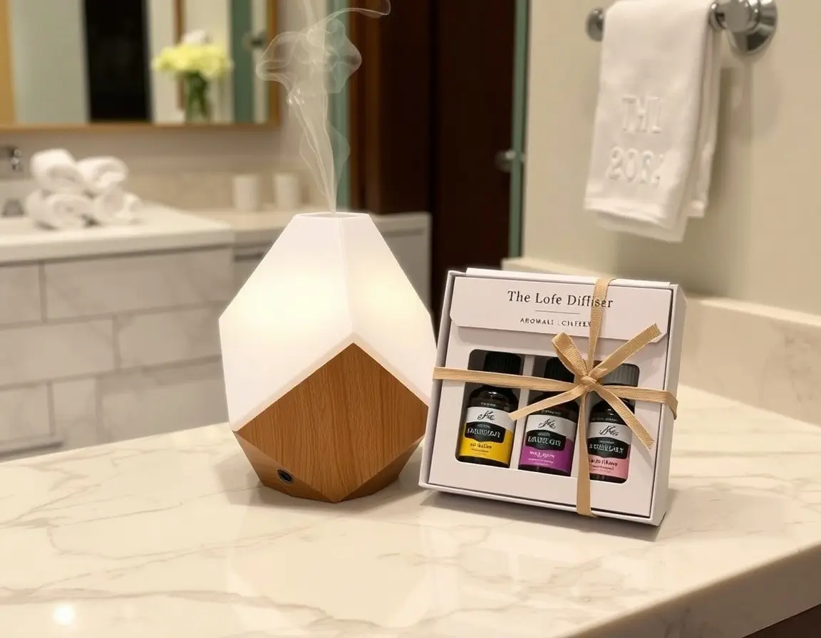 Diffusore di aromi elettrico e oli essenziali