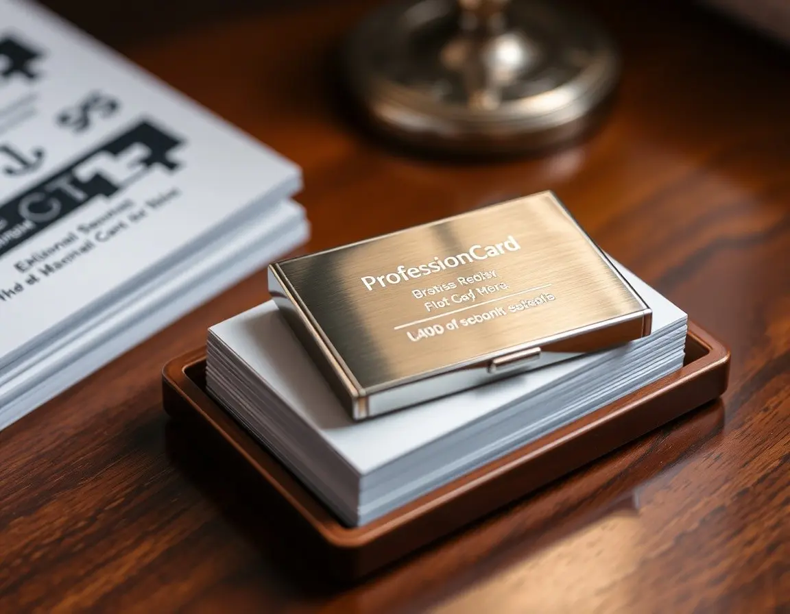 Porta Biglietti da Visita in Argento