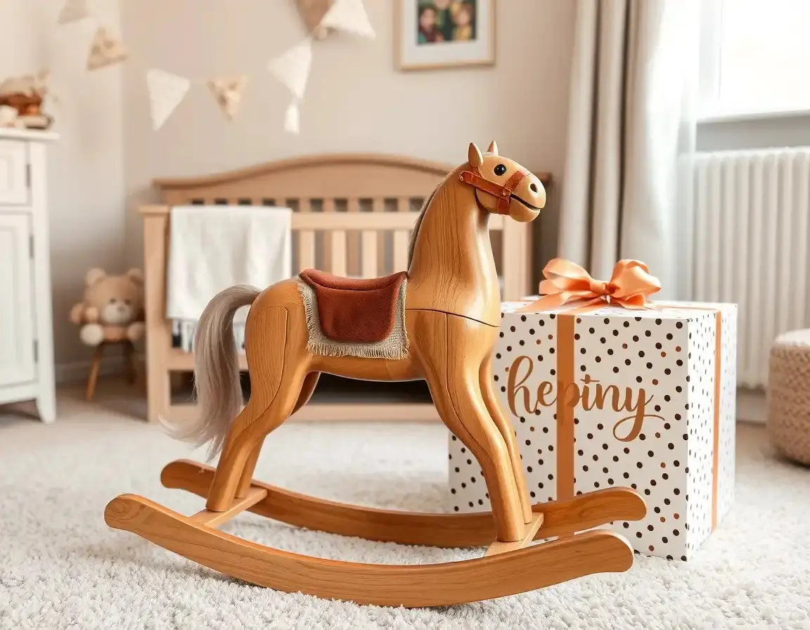 Cavallo a Dondolo Classico in Legno