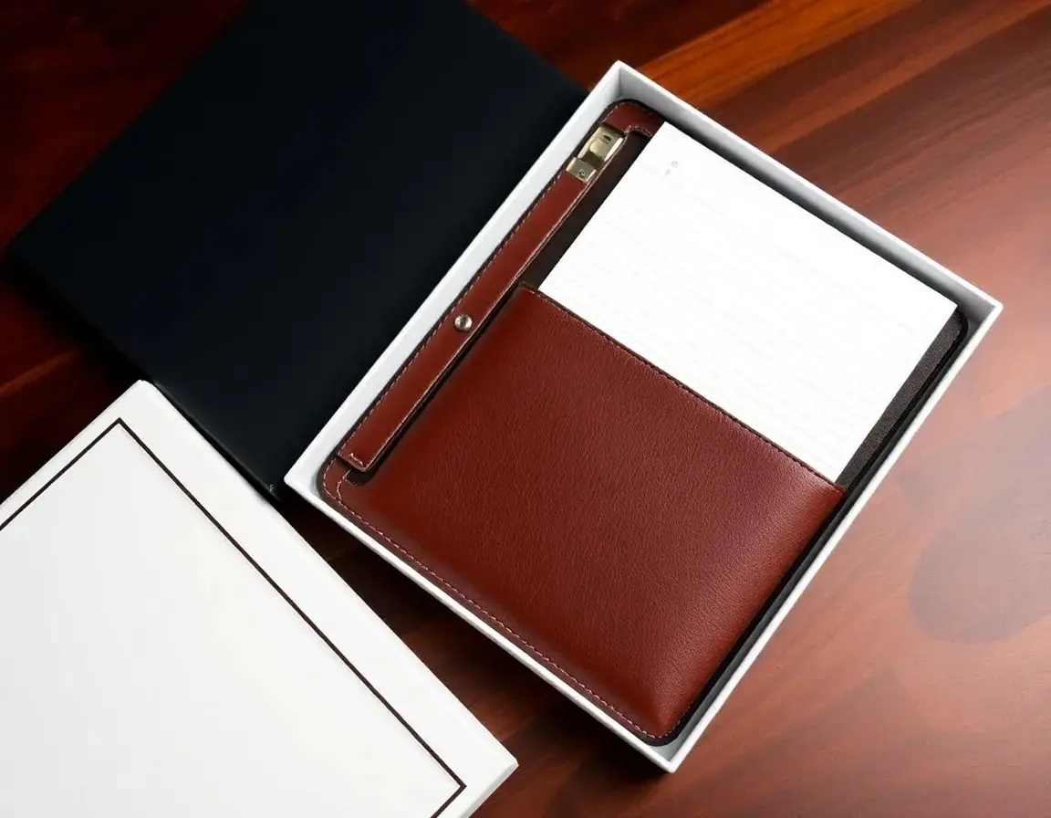 Cartella in pelle elegante