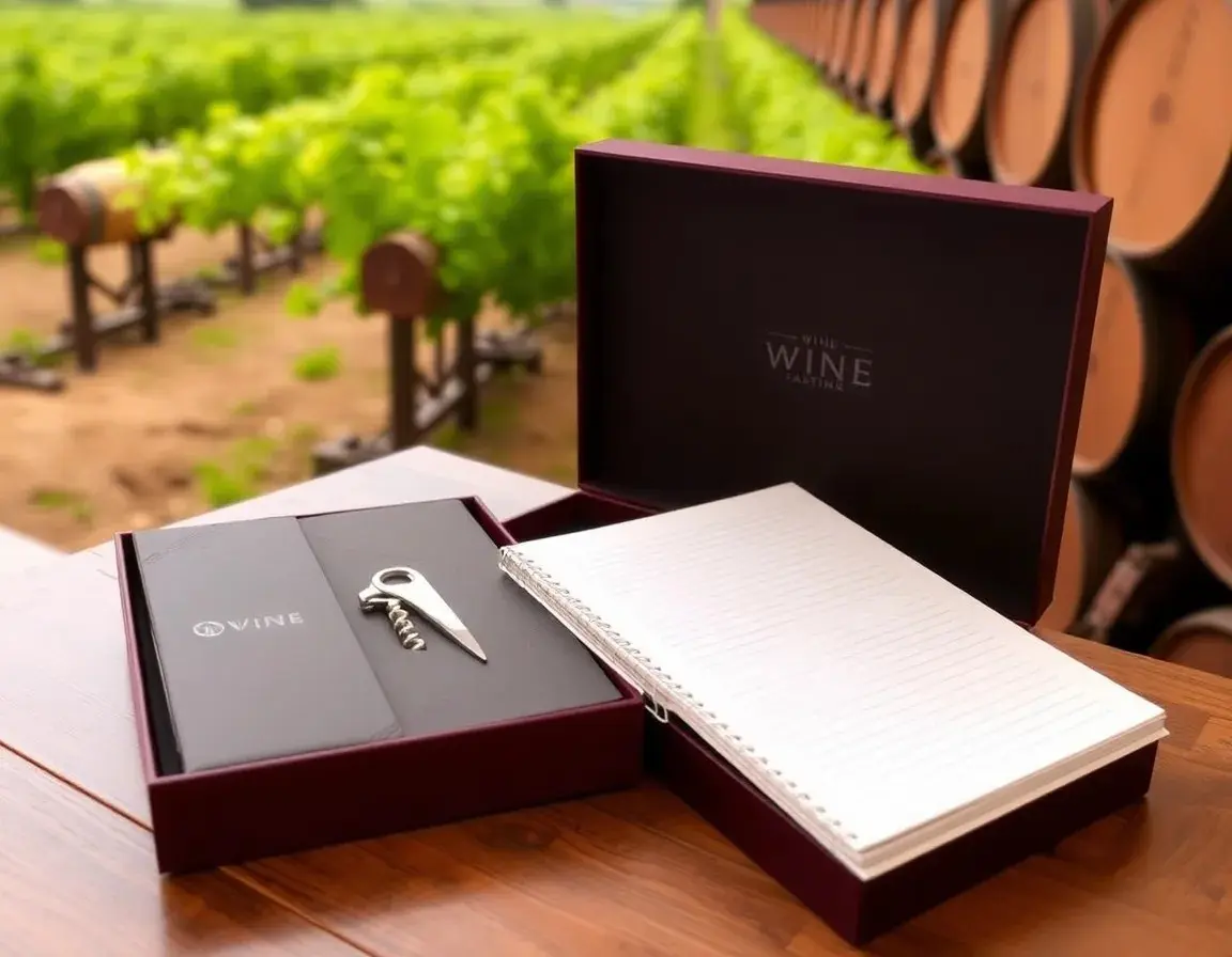 Set per degustazione di vino e accessori