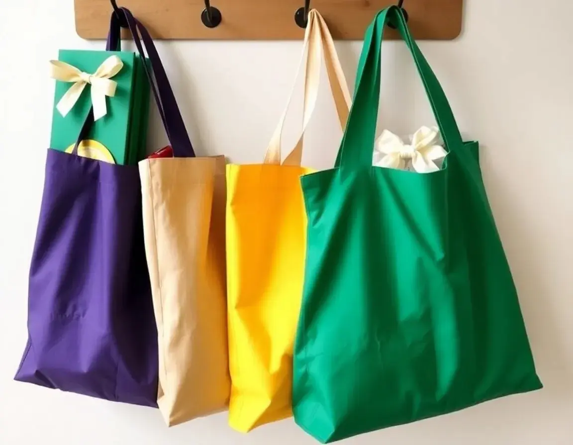 Set di Borse Riutilizzabili per la Spesa