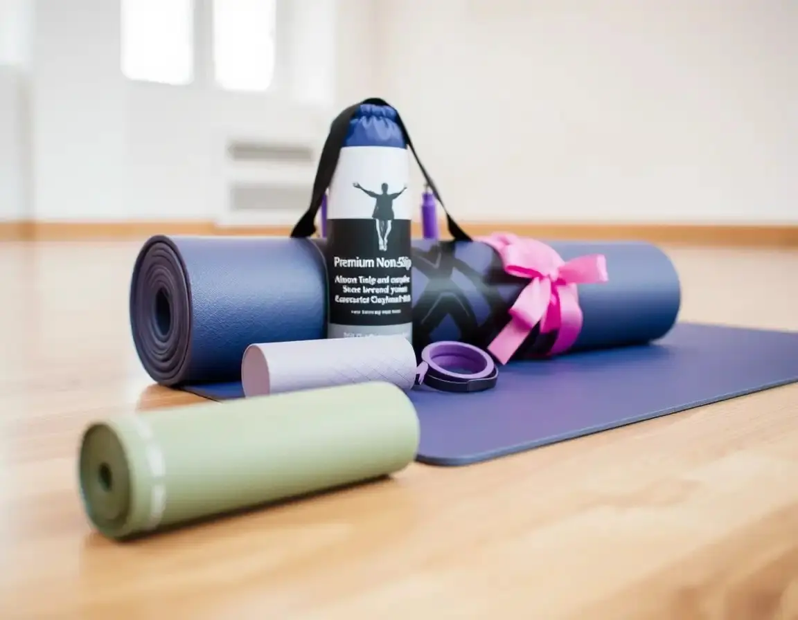 Tappetino Yoga con Accessori