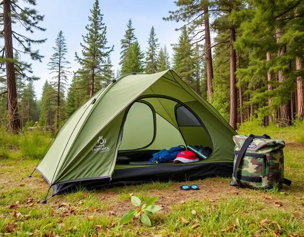 Tenda da Campeggio e Attrezzatura