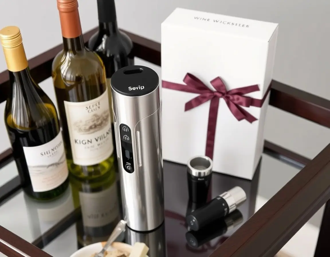 Set Apribottiglie Elettrico per serate eleganti