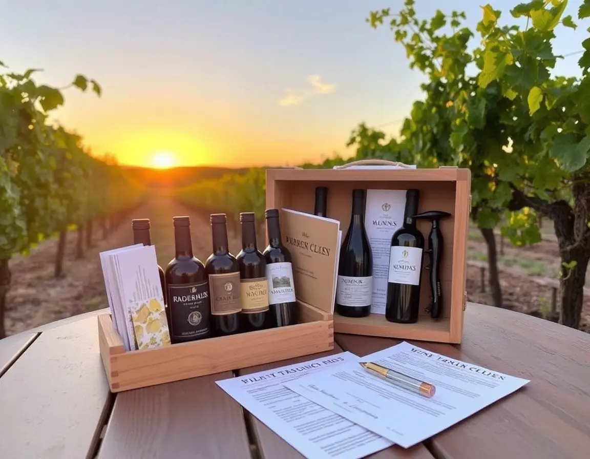 Kit per degustazione vini