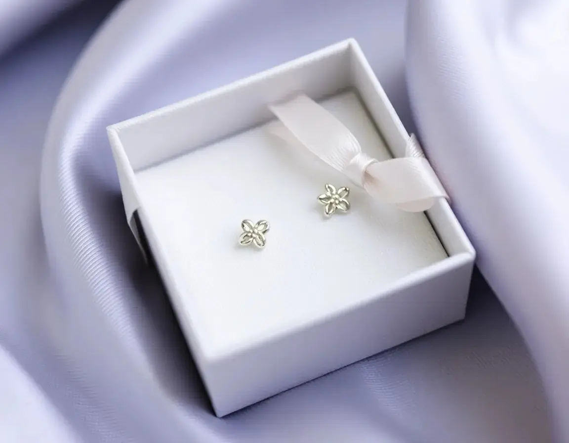 Set di orecchini in argento sterling