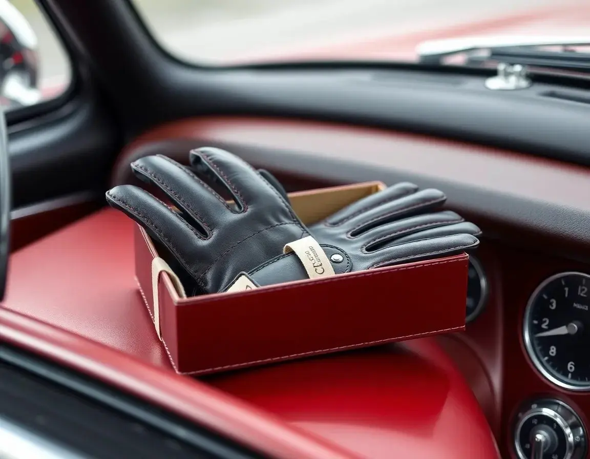 Guanti in Pelle Uomo