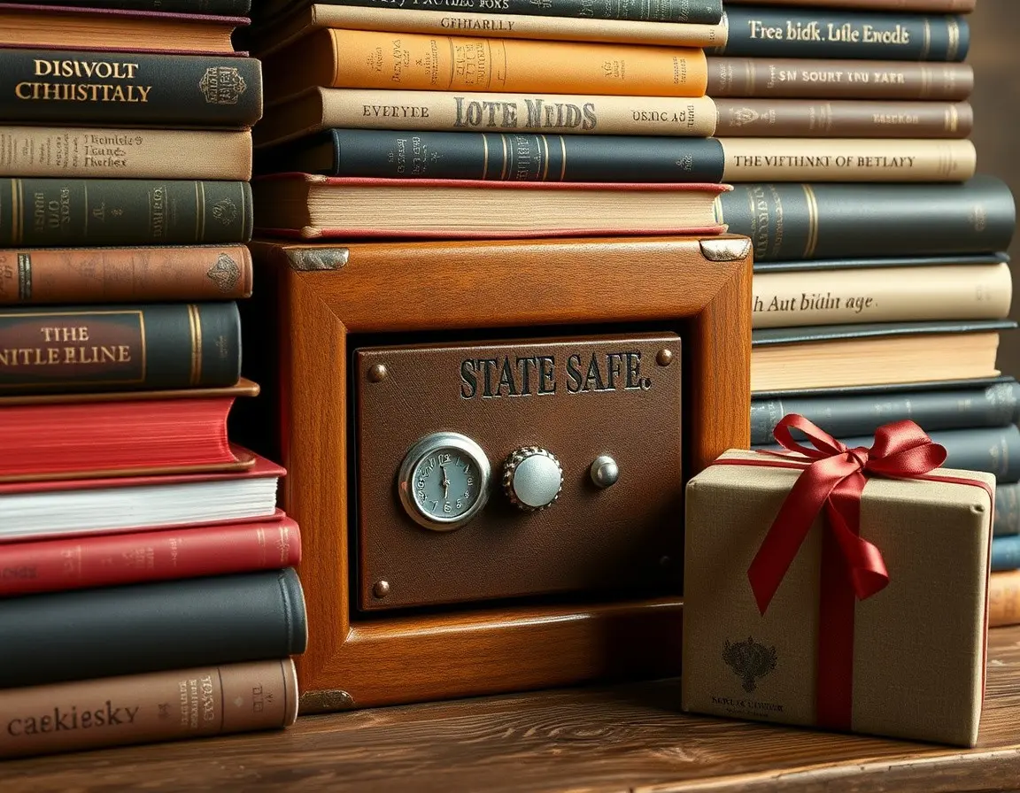 Book Safe Box - Cassetta di sicurezza a forma di libro