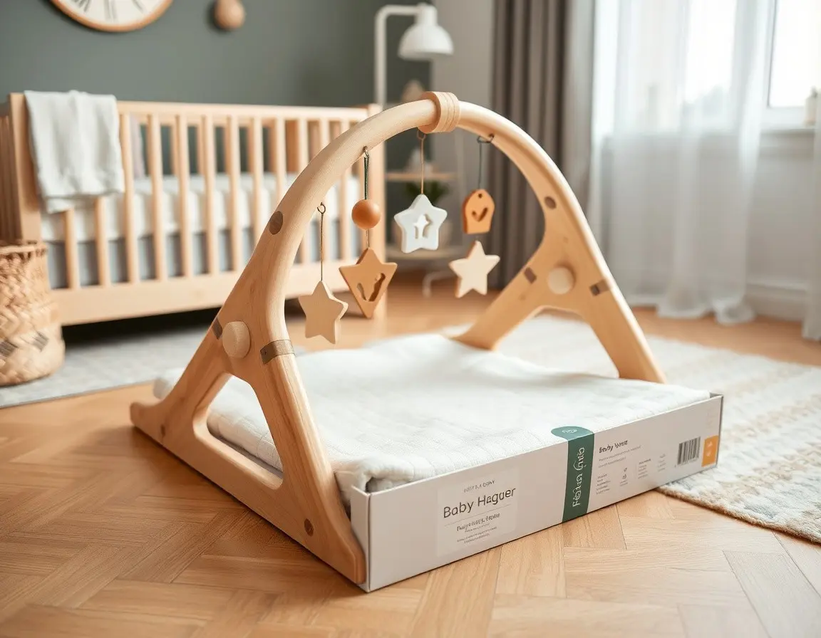 Tappeto Gioco in Legno per Neonati