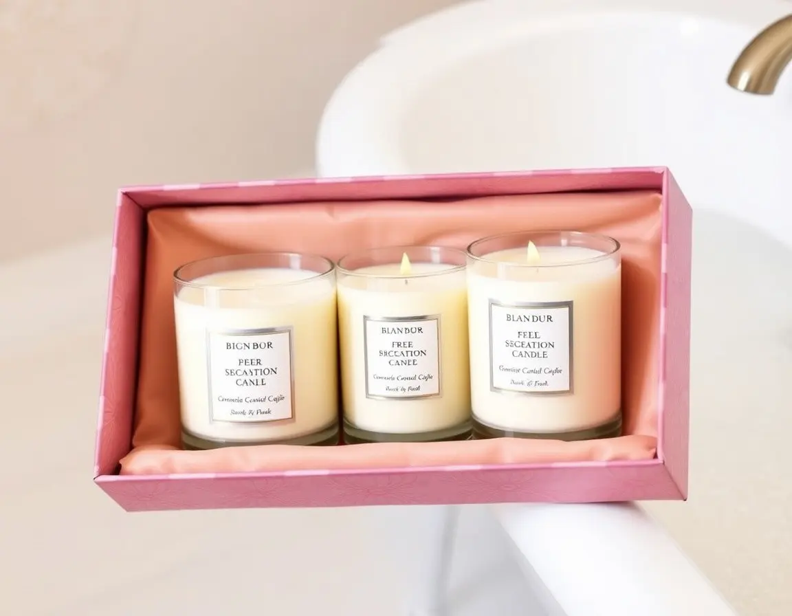 Set Candele Profumate Lussuose