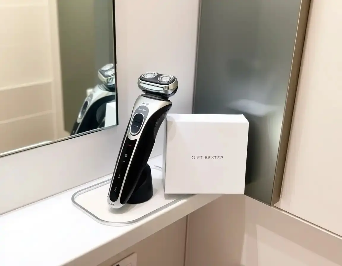 Rasoio elettrico e set per la cura della persona