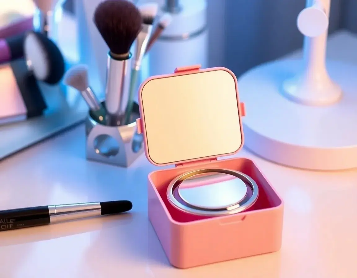 Specchio Mini LED Portatile