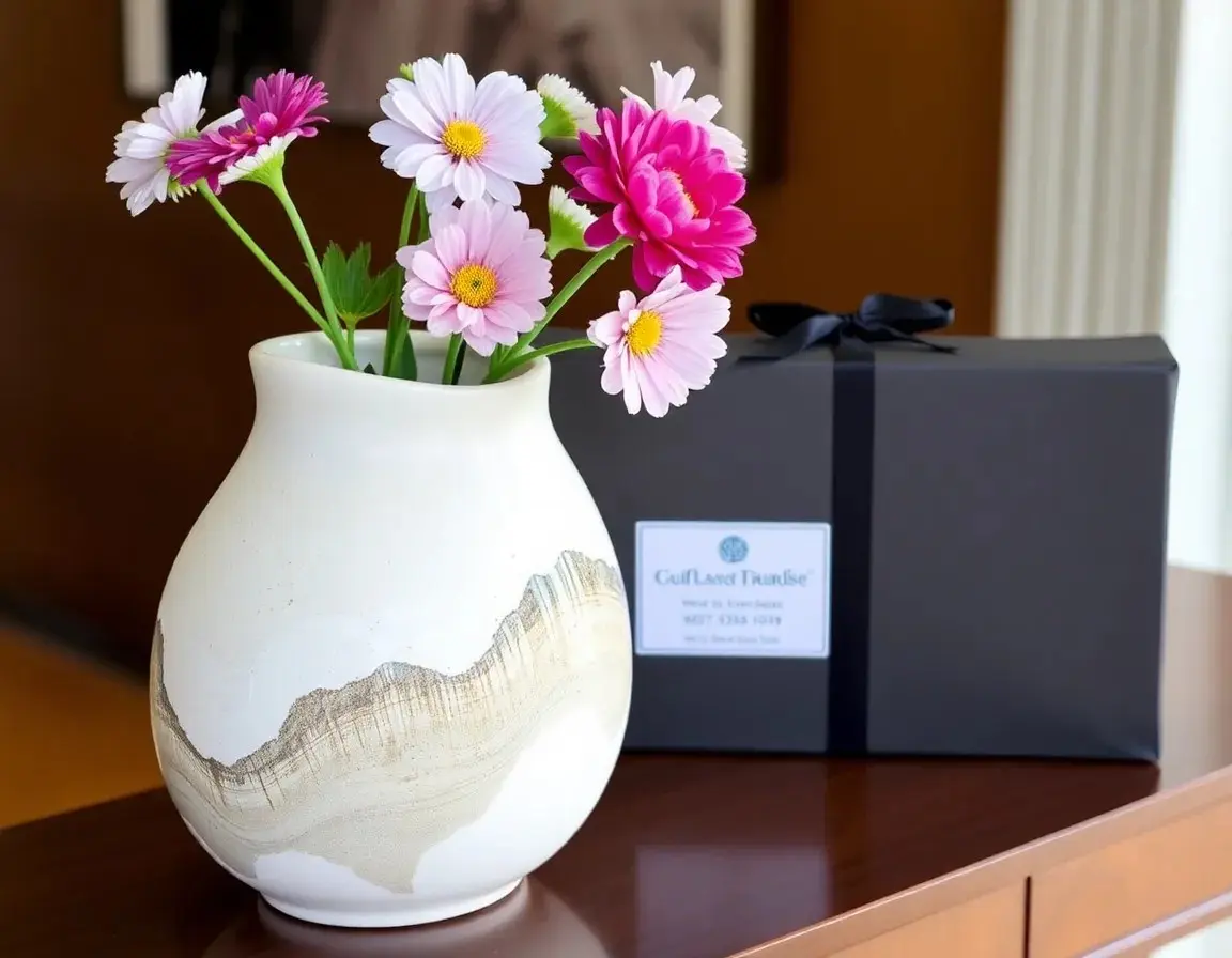 Vaso in ceramica fatto a mano