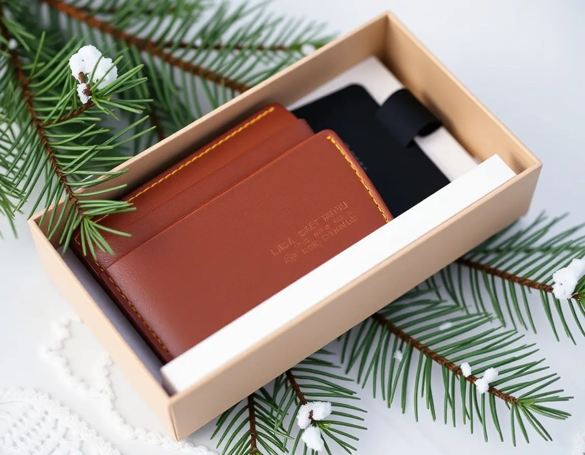 Portafoglio in Pelle con Blocco RFID