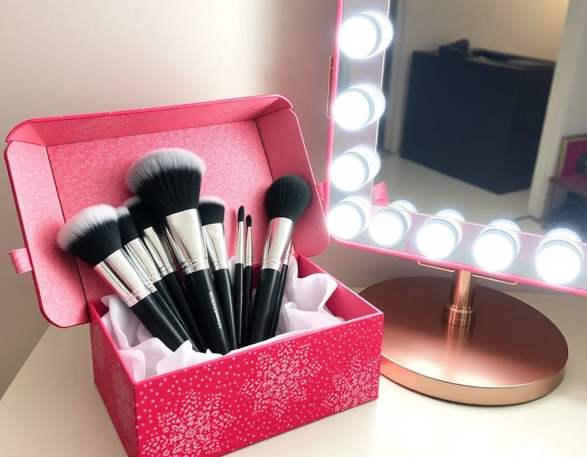 Set di Pennelli Professionali per Trucco