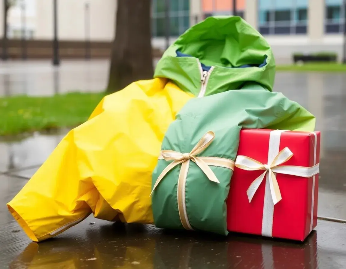 Giacca Impermeabile Leggera Reversibile