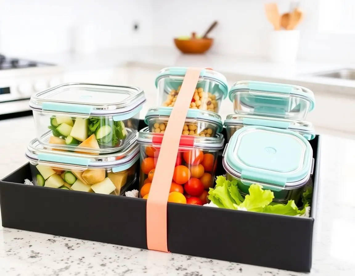 Set Contenitori Pranzo Riutilizzabili