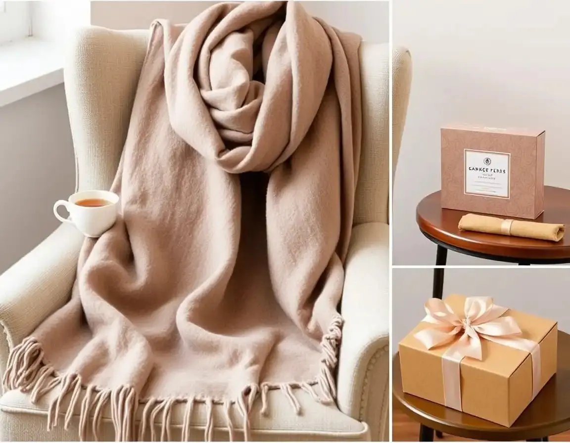 Sciarpa Oversize in Misto Cashmere