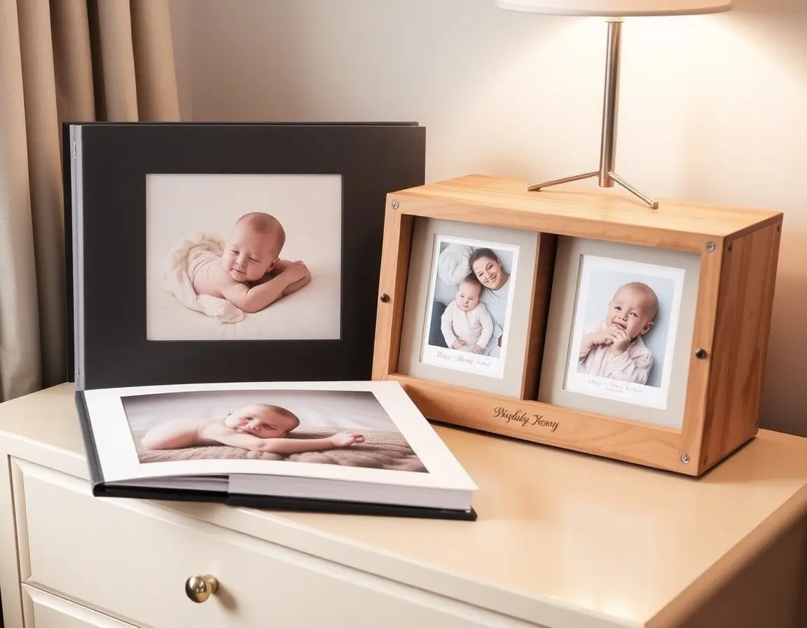 Scatola dei Ricordi Baby Photo Album/Memory Box