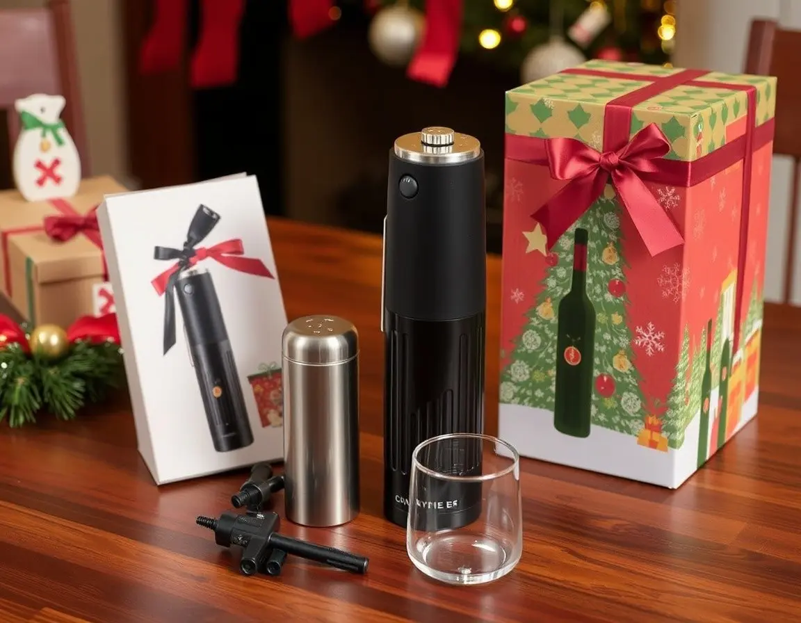 Set Apribottiglie Elettrico per Vino