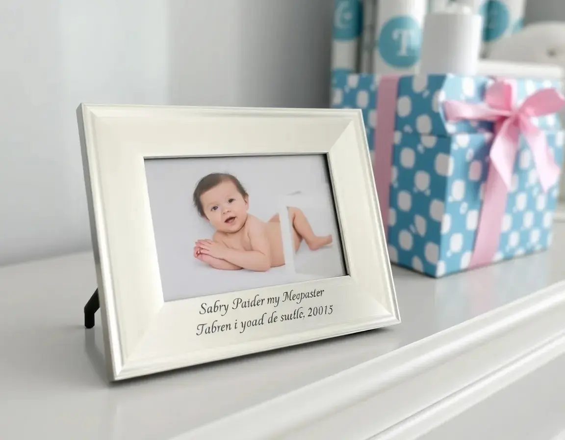 Cornice portafoto placcata argento