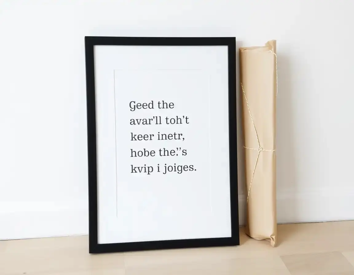 Framed Inspirational Art Print