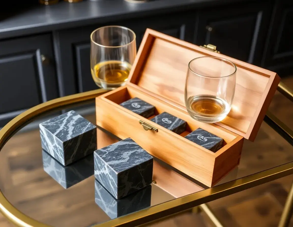 Set di Pietre per Whisky