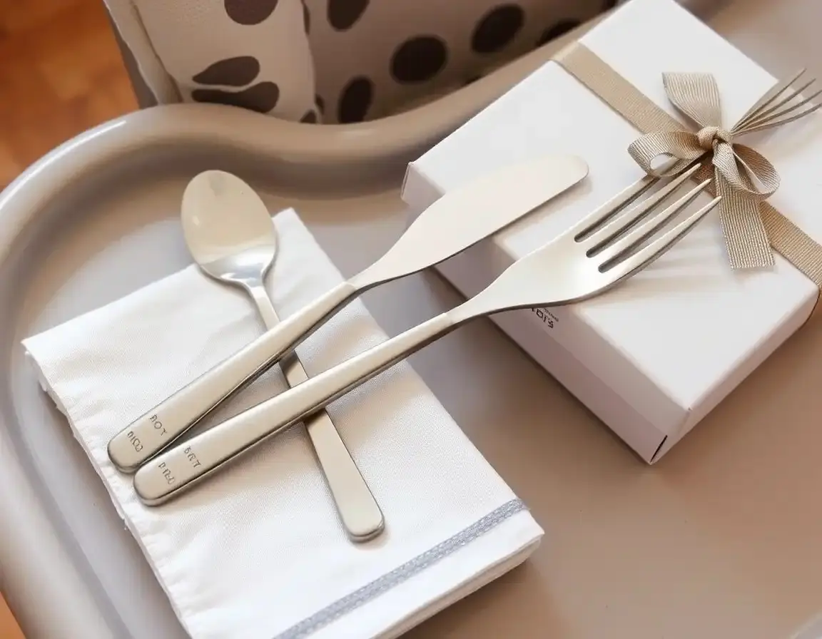 Set di Posate per Bambini in Acciaio Inox