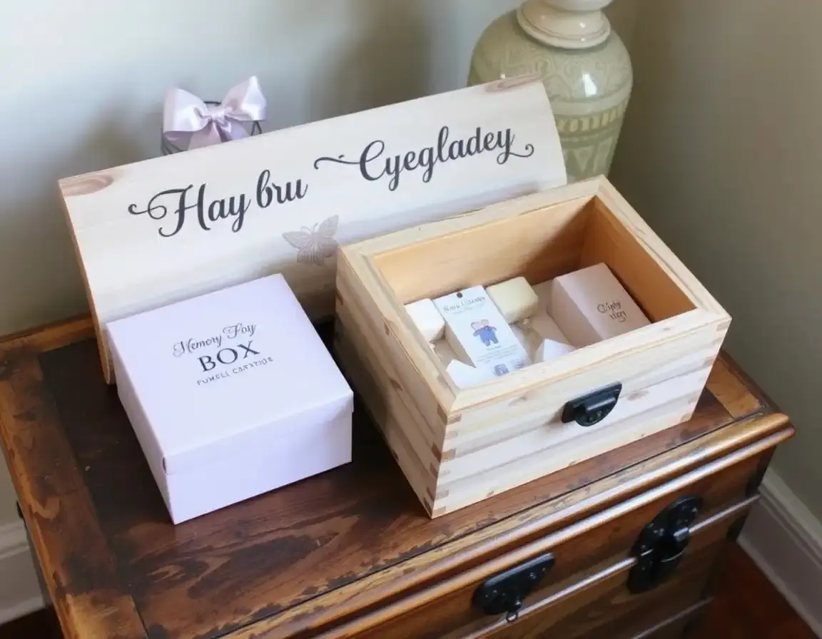 Scatola dei Ricordi in Legno per Bambino