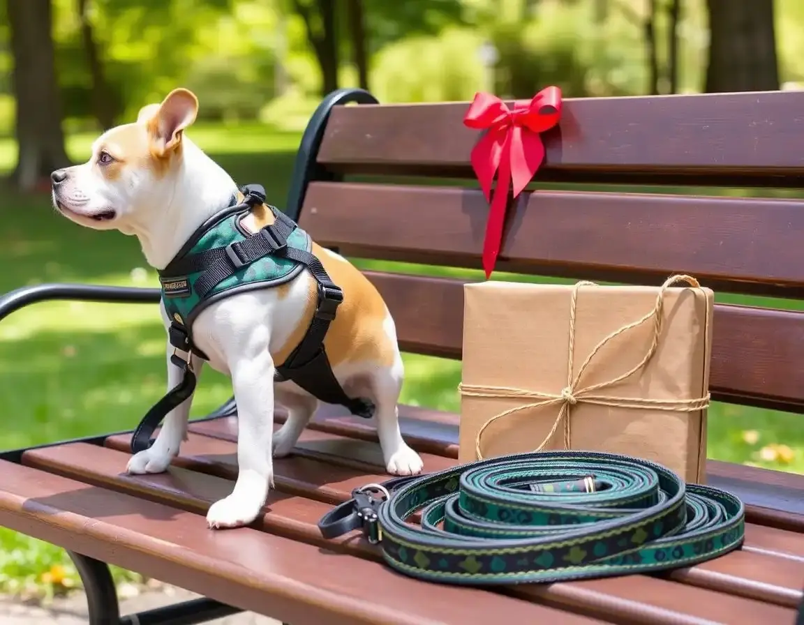 Set Durevole di Attrezzatura per Esterno (Pettorina e Guinzaglio)