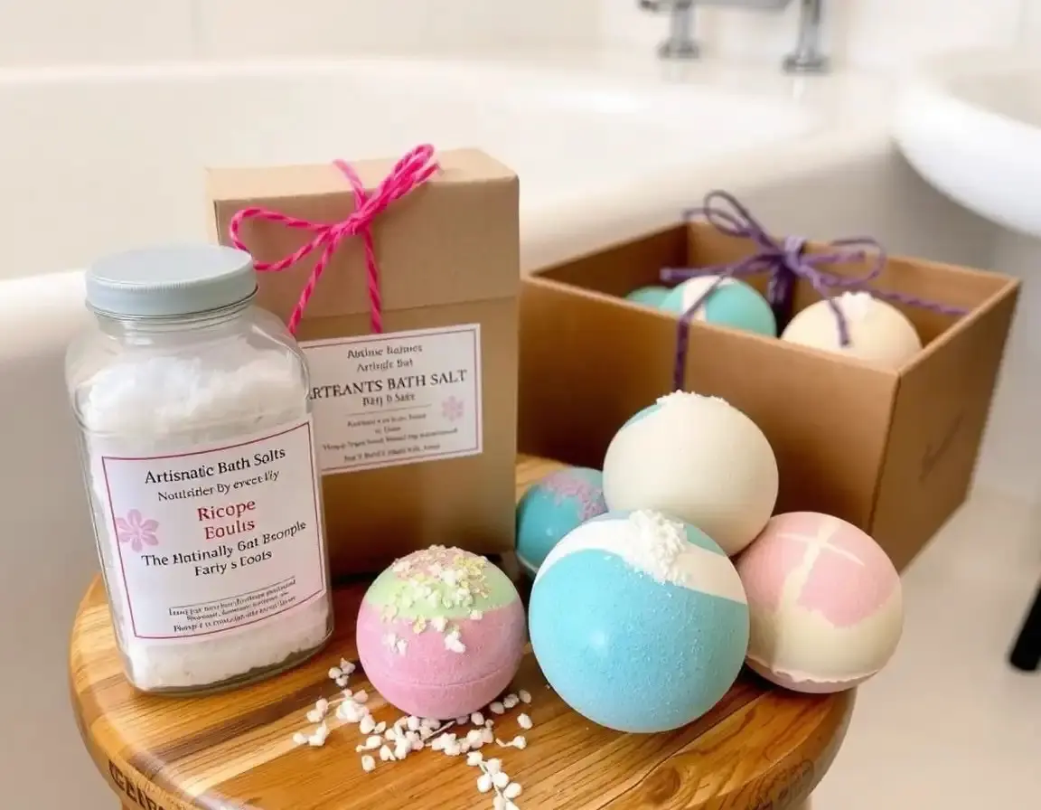 Set di Sali da Bagno e Bombe Effervescenti (Artigianali)